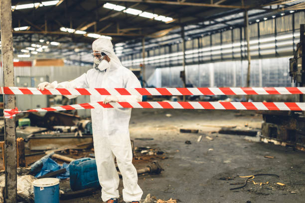 Professional Biohazard technician working in Hempstead, NY